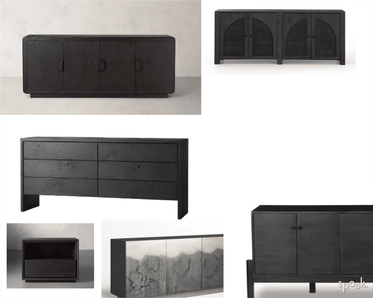 Dark Living Room Inspo designed by Lesley Sukup