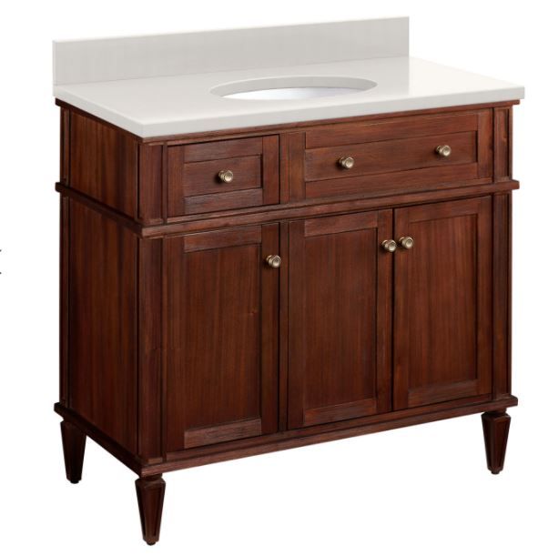 36" Elmdale Vanity for Undermount Sink - Antique Brown added by Jessica Dadosky