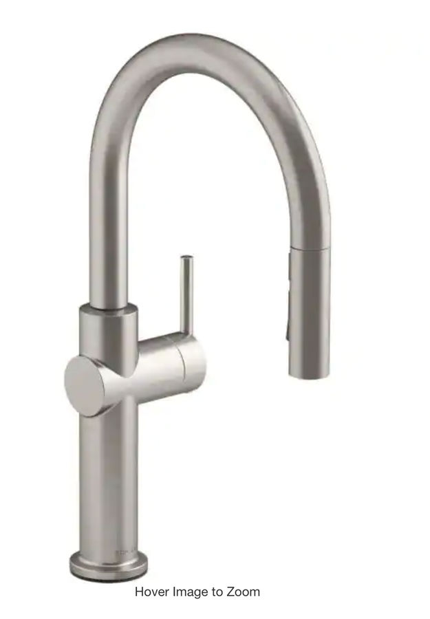 Kohler Crue Single-Handle Pull-Down Sprayer Kitchen Faucet in Vibrant Stainless added by Katie Hoffman