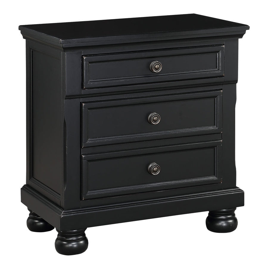 Laurelin Black Nightstand - Luna Furniture added by Camille Pasquier