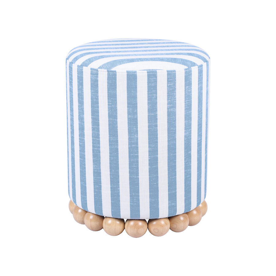 Beachcrest Home™ Marlando 15.7" Wide Cylinder Striped Standard Ottoman & Reviews | Wayfair added by Sarah Jackson