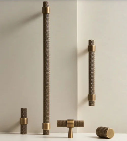 Antique Brass Cabinet Knobs and Door Pulls | Furniture Drawer Handles and T-Bars added by Kristina Blackford