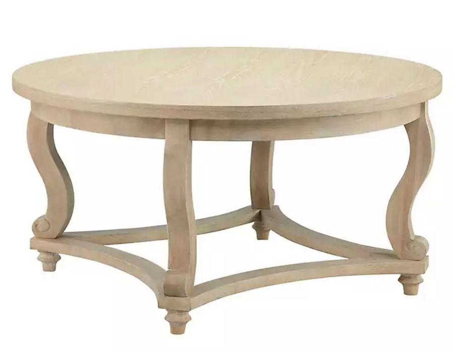 TAN MARTHA STEWART  ROUND COFFEE TABLE added by HELEN SALGADO