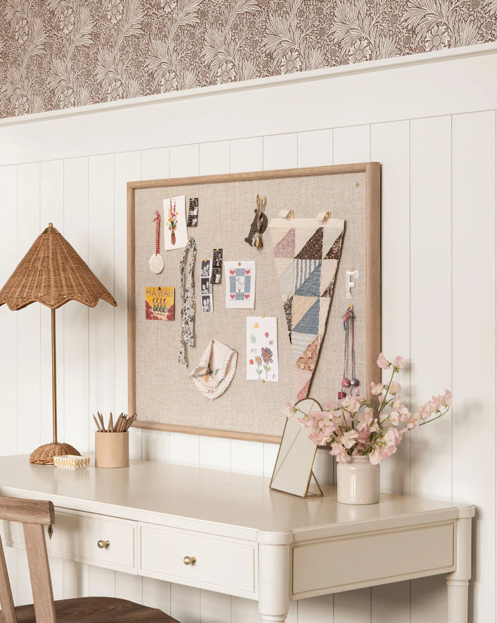 Oak & Linen Memo Board added by Madison Subry