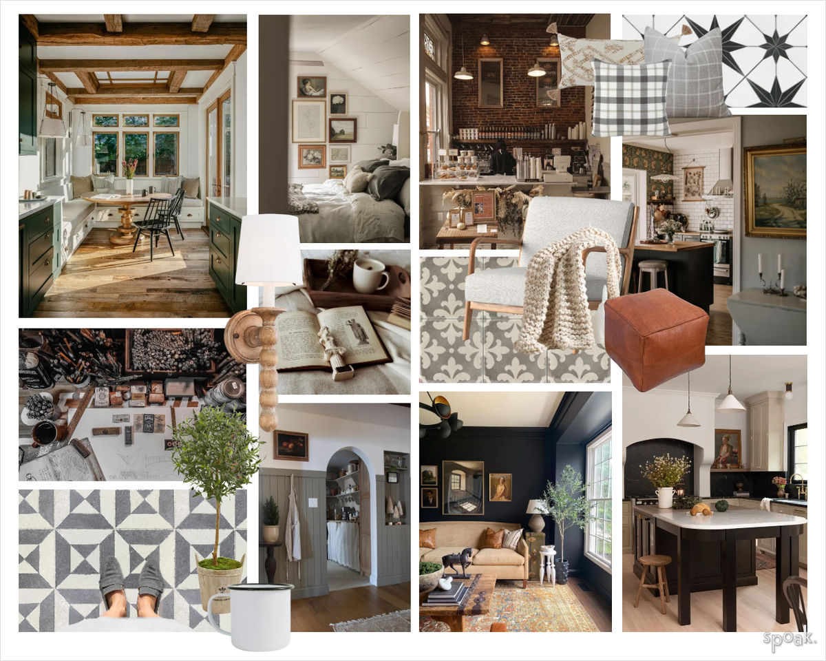 Kitchen + Living Room Inspiration designed by Amanda Friemel