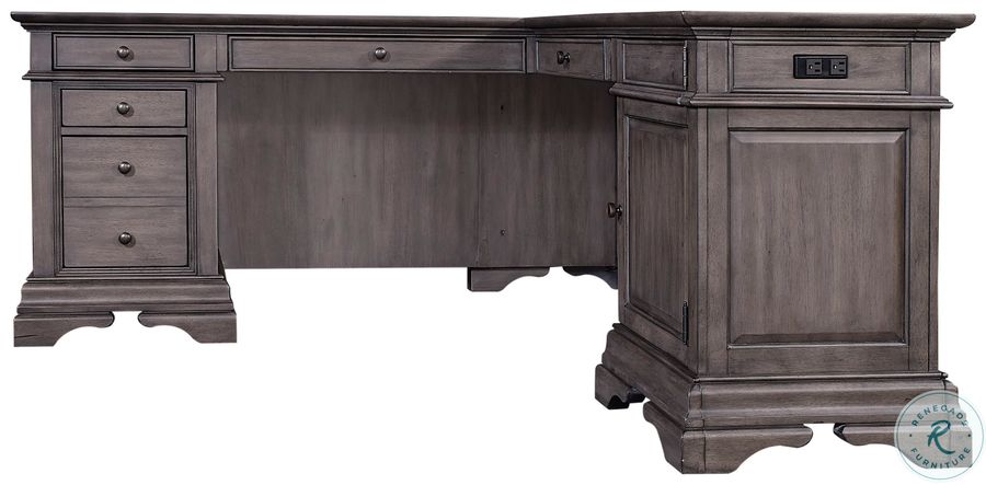 Sinclair Ash Grey L Shaped Desk added by Natasha Knight