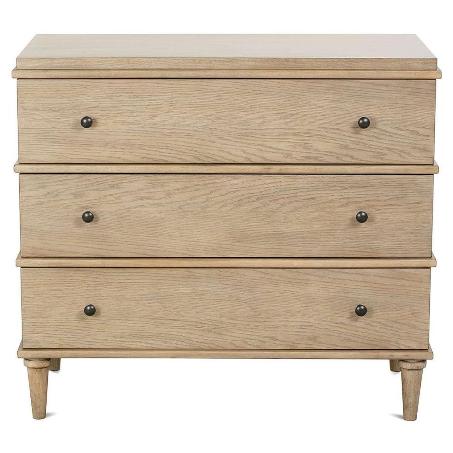 Marlowe Rustic Lodge Brown Oak 3 Dovetail Drawer Bachelor Chest Dresser added by Karly Depew