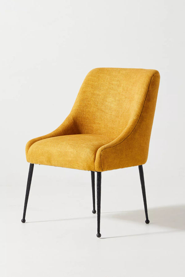 Forged Iron Elowen Chair Mustard added by Bethesda Home Stylist