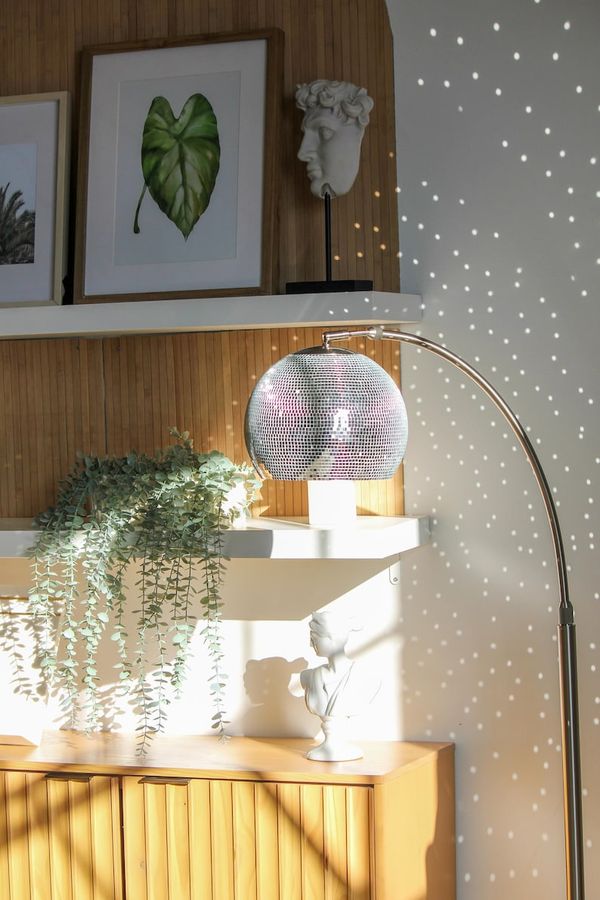 Disco Ball Arched Floor Lamp: Hand-placed Mirrors for Sparkling Shine & Retro Vibes - Etsy added by Natasha Ross
