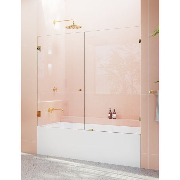 Illume 64.5 in. x 58.25 in. Fully Frameless Hinge Bathtub Door added by Erica Ramon