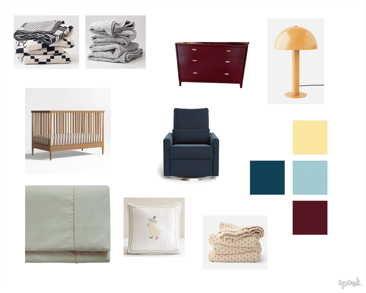 Navy Nursery Ideas designed by Sofia Millares