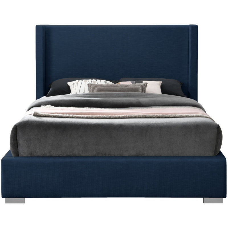 Leavon Solid Wood and Upholstered Platform Bed added by Jessica Holmes