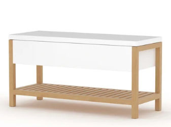 Wade Logan® Salatiga Shoe Storage Bench | Wayfair added by Spoak Member