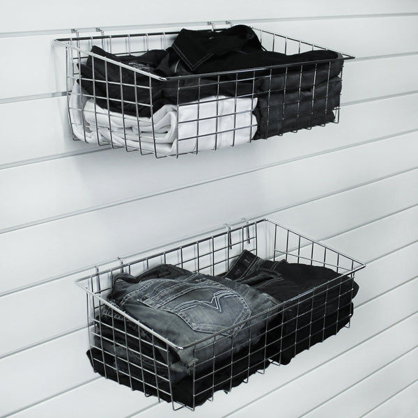 Chrome Basket 24 x 12.5 x 8 in. – 2 pack added by Christina Whiteside