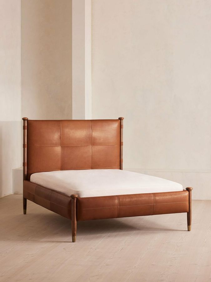 Paolo Bed, Sycamore Leather, Queen, US - Soho Home added by Ashley Adams