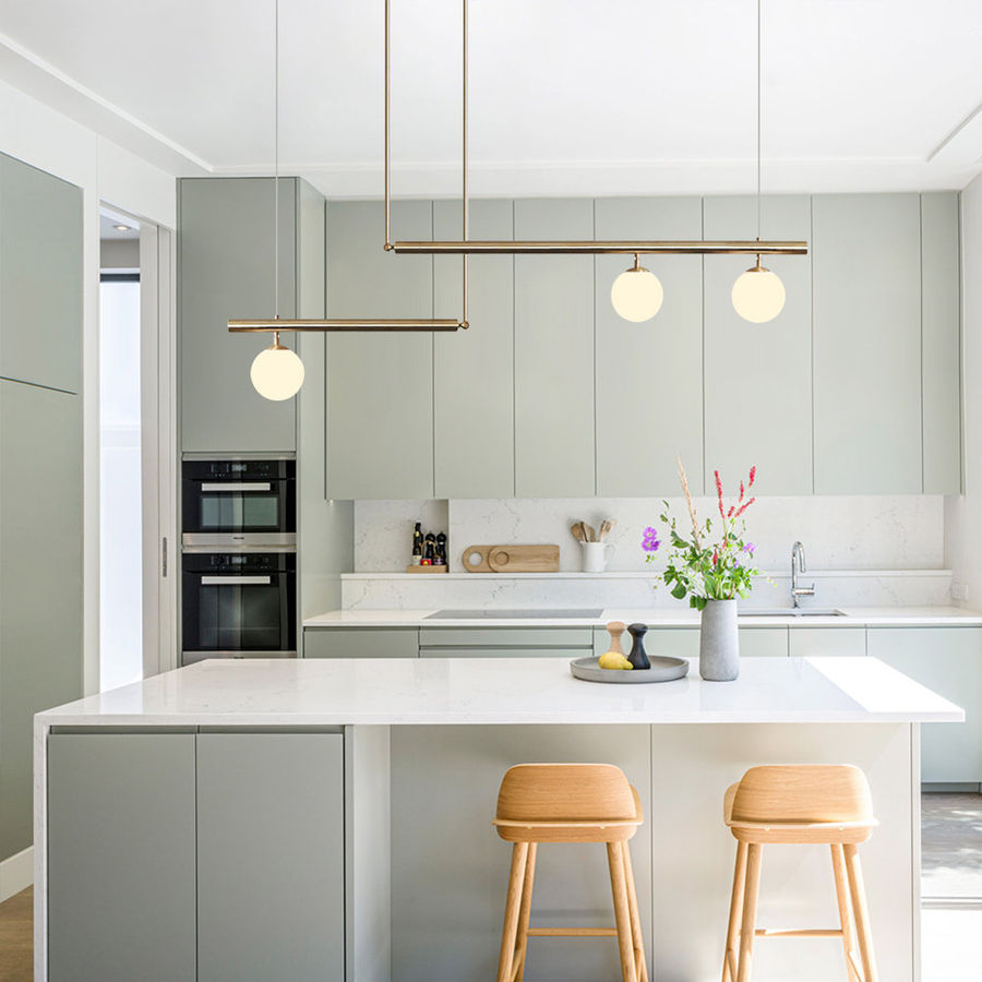 Everly Quinn 3 - Light Kitchen Island Linear Pendant & Reviews | Wayfair added by Sarah Jackson