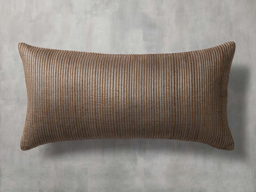 Raw Silk Ribbed Lumbar Pillow Cover added by Morgan Carey