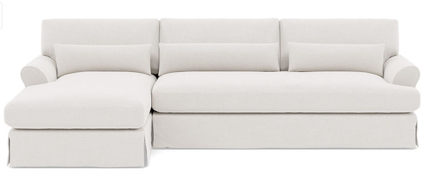 Maxwell Slipcovered Sectional Sofa with Left Chaise added by Sarah Deel