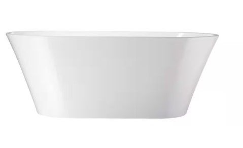 Vanity Art Antony 63 in. Acrylic Flatbottom Freestanding Bathtub in White VA6809 - The Home Depot added by Danielle Lambert