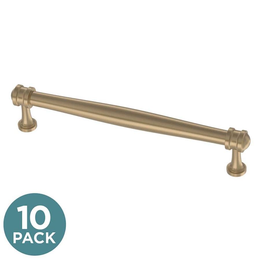 Liberty 10-Pack Charmaine 6-5/16 in. (160 mm) Classic Champagne Bronze Cabinet Drawer Bar Pulls P39077C-CZ-K1 - The Home Depot added by Jayme Weaver