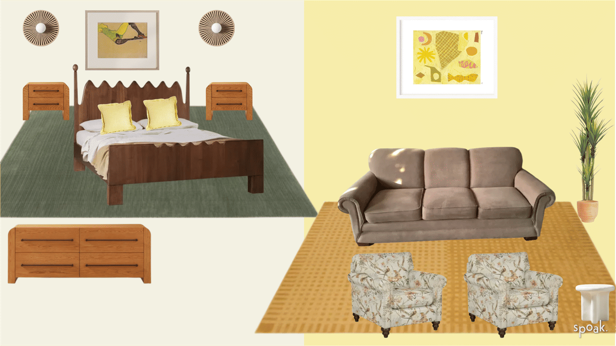 Living Room Inspiration designed by Caitlin Coffey