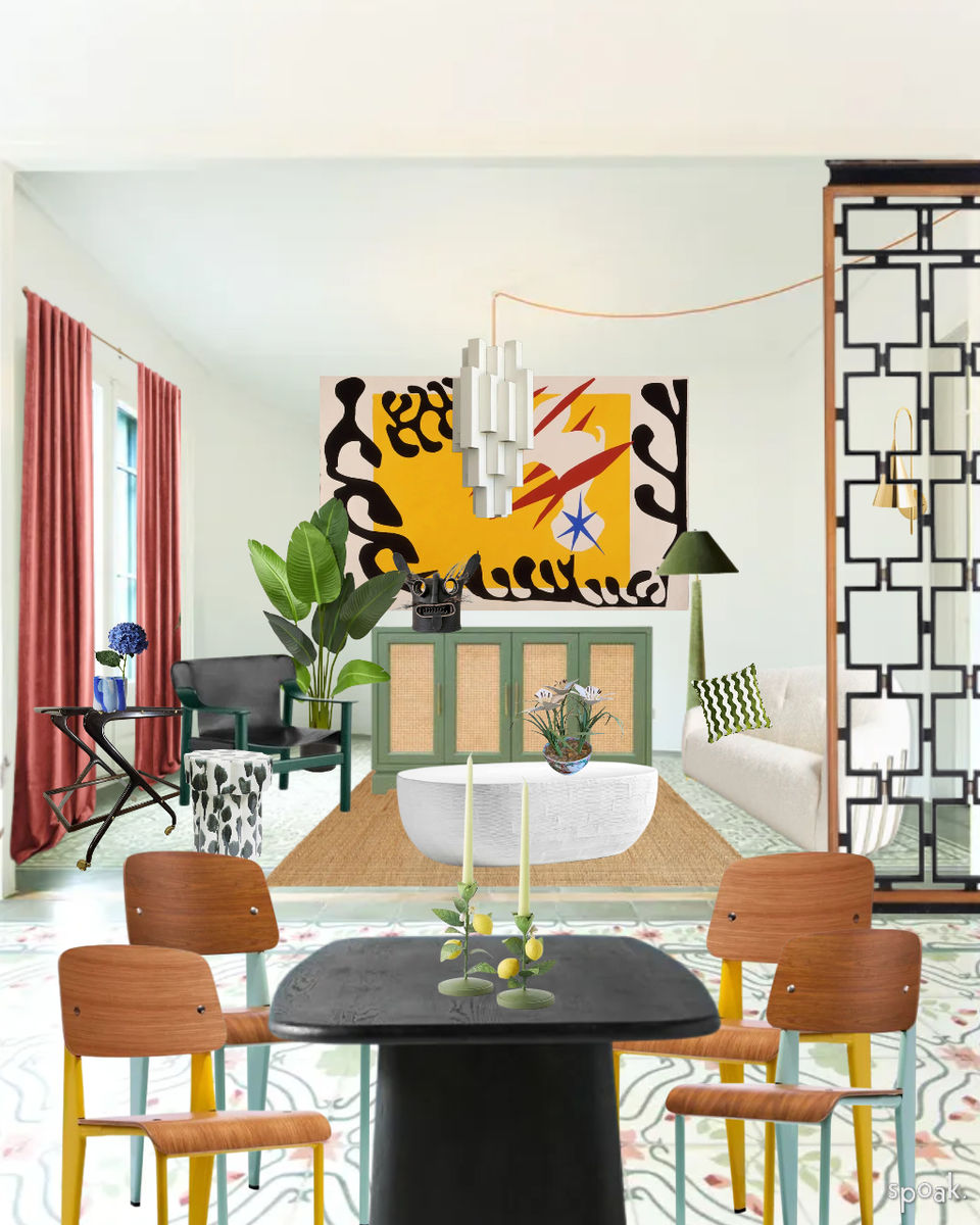 Living Room Inspiration designed by Chloe Valdez