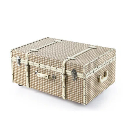Texture Brand Trunk - Burnt Orange Houndstooth added by Olivia Capuano
