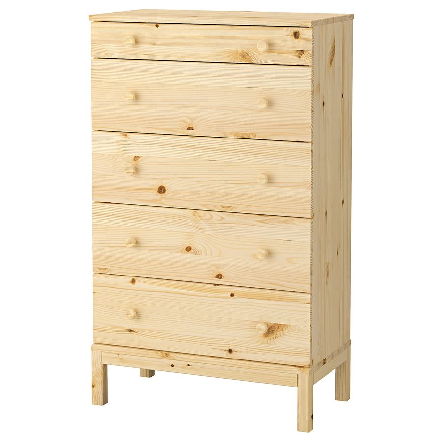 TARVA 5-drawer chest, pine, 29 7/8x50" - IKEA added by Julie Brown