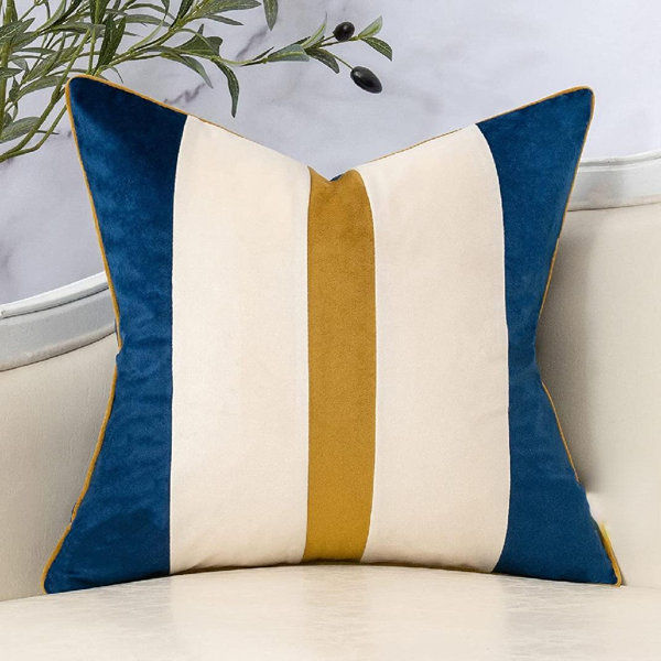 Polette Striped Velvet Pillow Cover added by Katie Carpenter