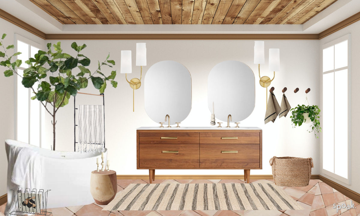 Bathroom Inspo designed by Carly Johnston