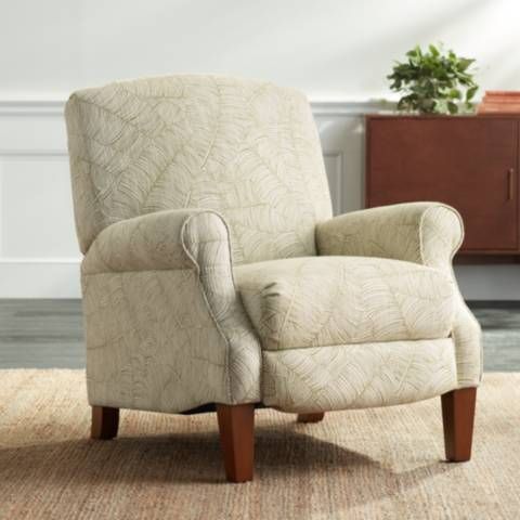 Breeze Leaf Upholstered Fabric 3-Way Recliner Chair - #90N71 | Lamps Plus added by Karleigh Miller