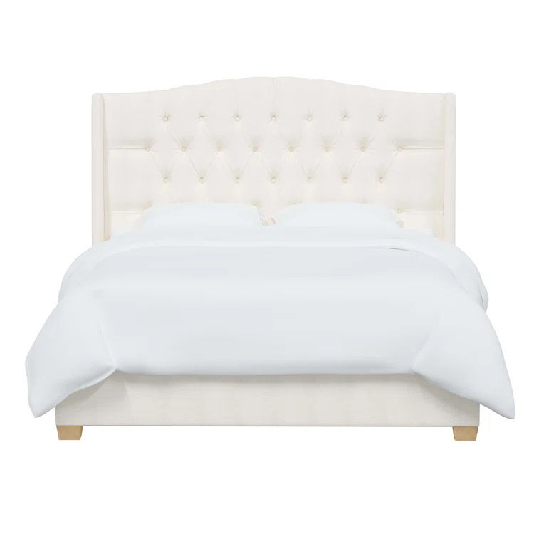  Amery Upholstered Wingback Bed added by Rachel Stone