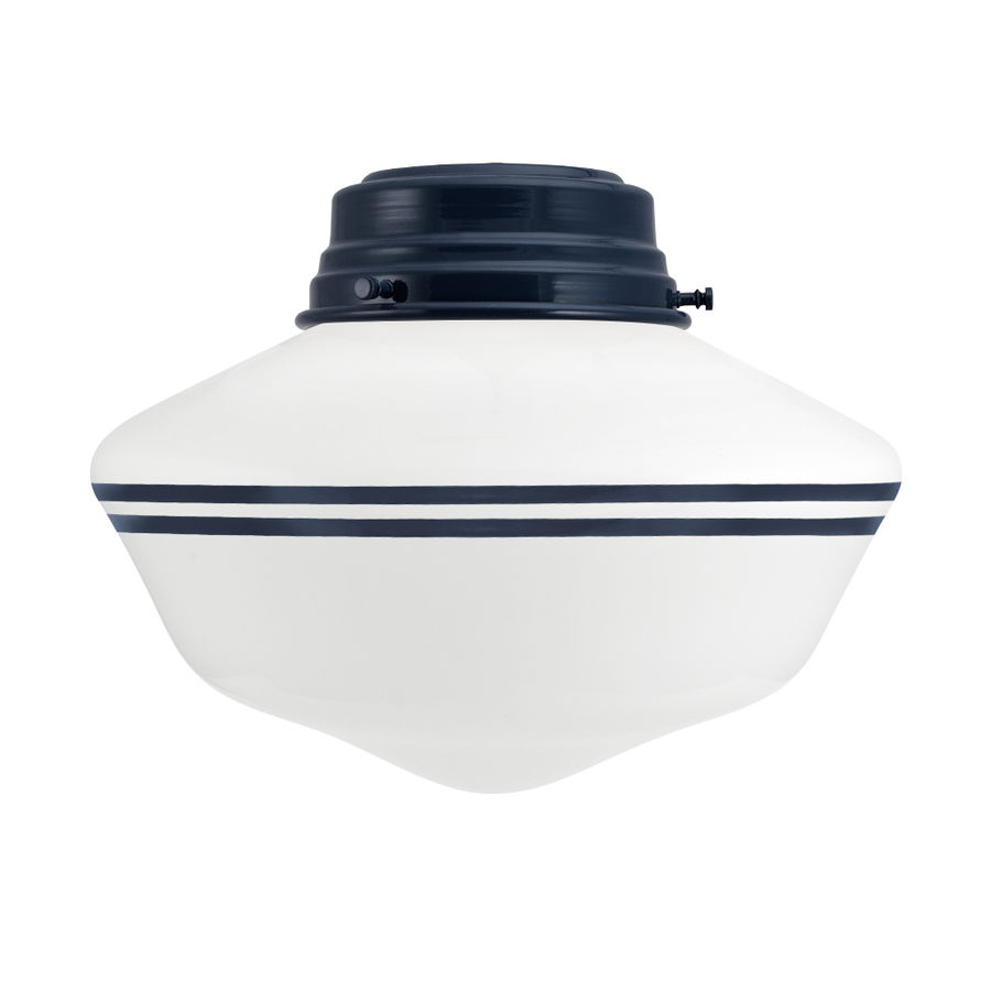 Primary Schoolhouse Flush Mount Light | Barn Light Electric added by Rochelle Bloom