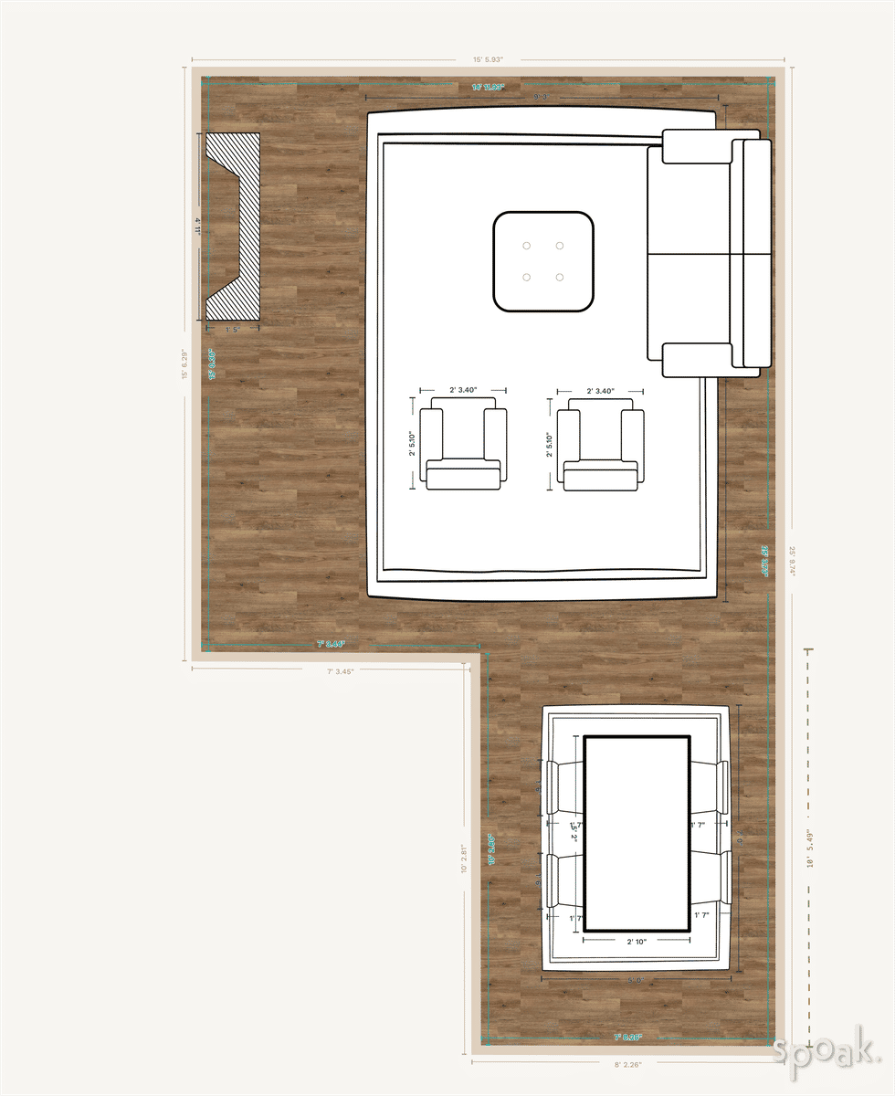 Nursery Floor Plan designed by Alexandra Carlin