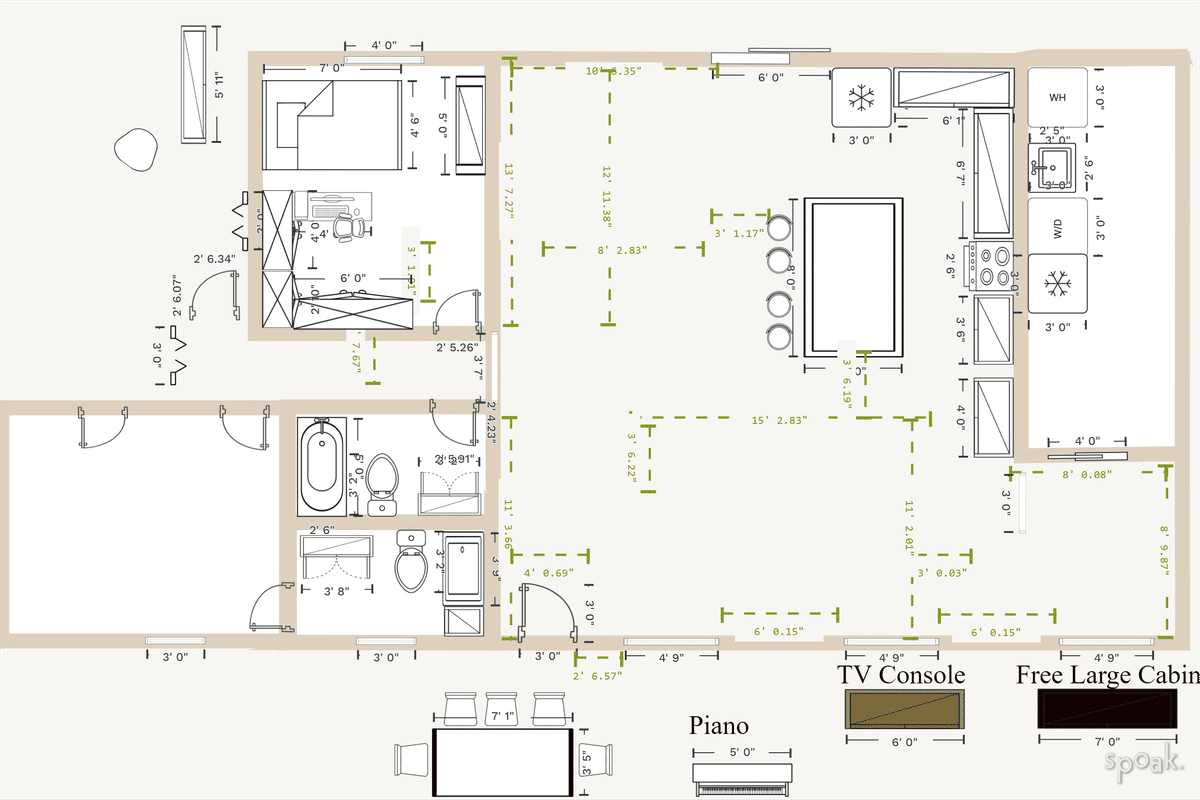 House Floor Plan designed by Erin Willis