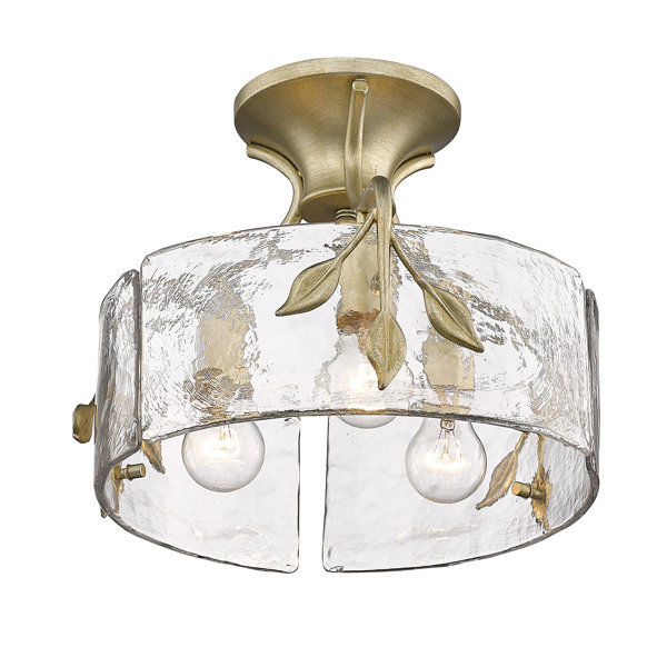Haelan Glass Semi Flush Mount added by Brittany Nemphos
