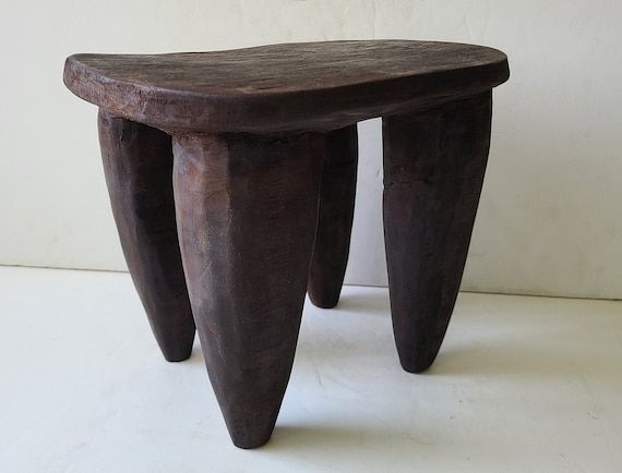 Senufo Stool. African Stool. 10 X 9 X 9.5 | Etsy added by cat mcdonough