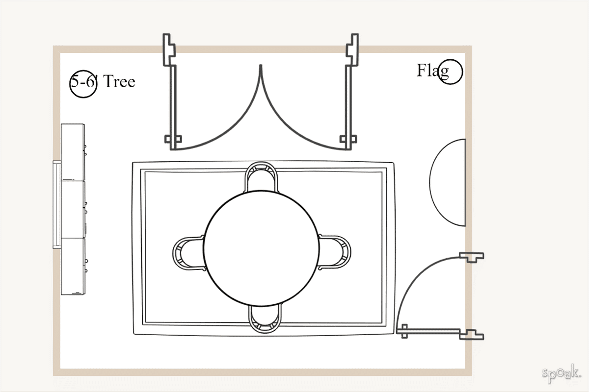 Office Plan designed by Amanda Bamm
