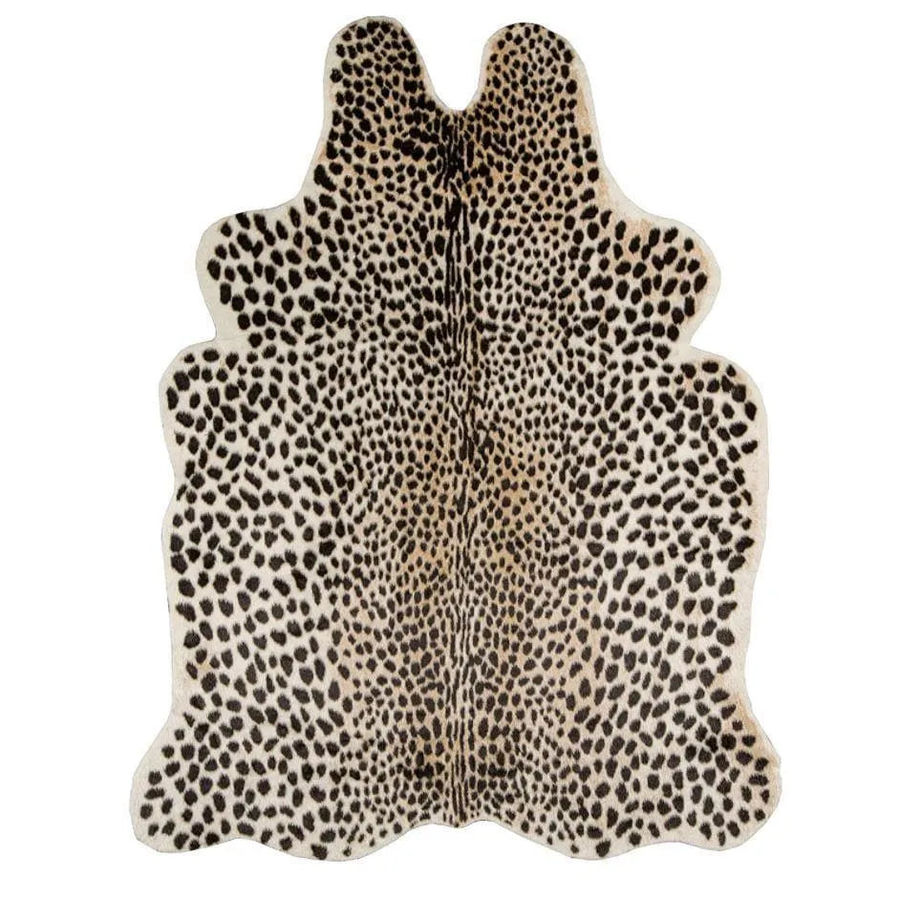 Acadia Cheetah Multi Faux Hide Area Rug | Maia Homes added by Louisa Klemperer