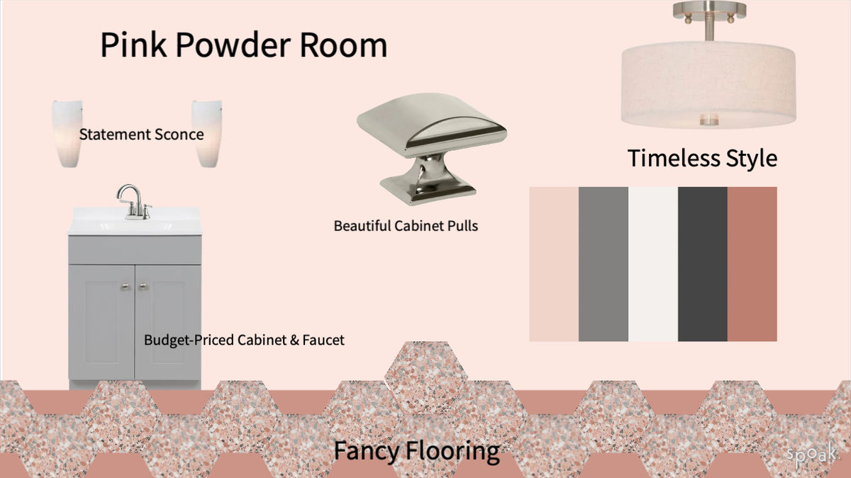 Pink Bathroom Ideas designed by Kathryn Arms