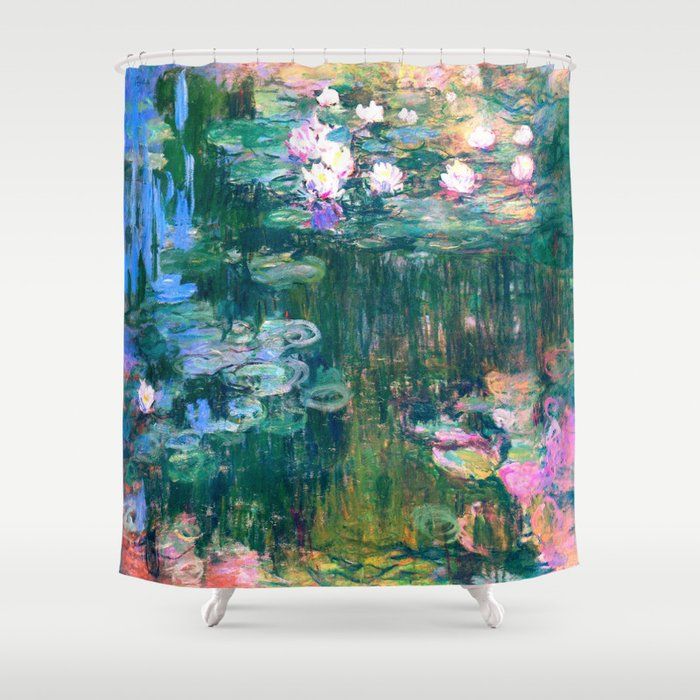 water lilies : Monet Shower Curtain by PureVintageLove added by Shannon Harvey