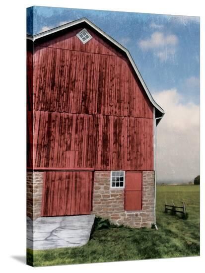 'Red Barn' Stretched Canvas Print - Milli Villa | AllPosters.com added by Maddy Dowler