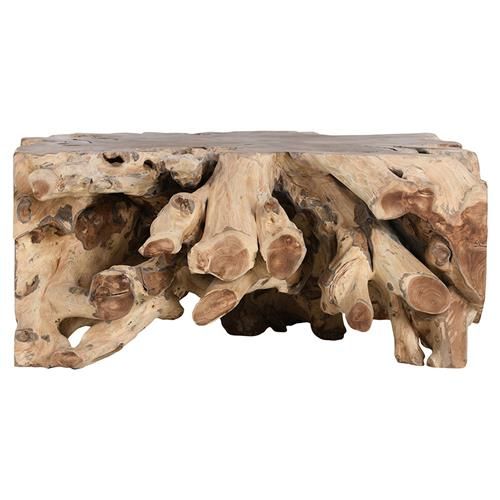 Prescy Coastal Beach Natural Teak Root Square Coffee Table added by Cassie Morgan