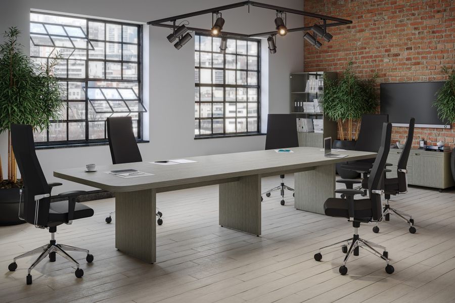 Boat Shaped Conference Table - Maverick by Maverick Desk | Madison Liquidators added by Abby Baker