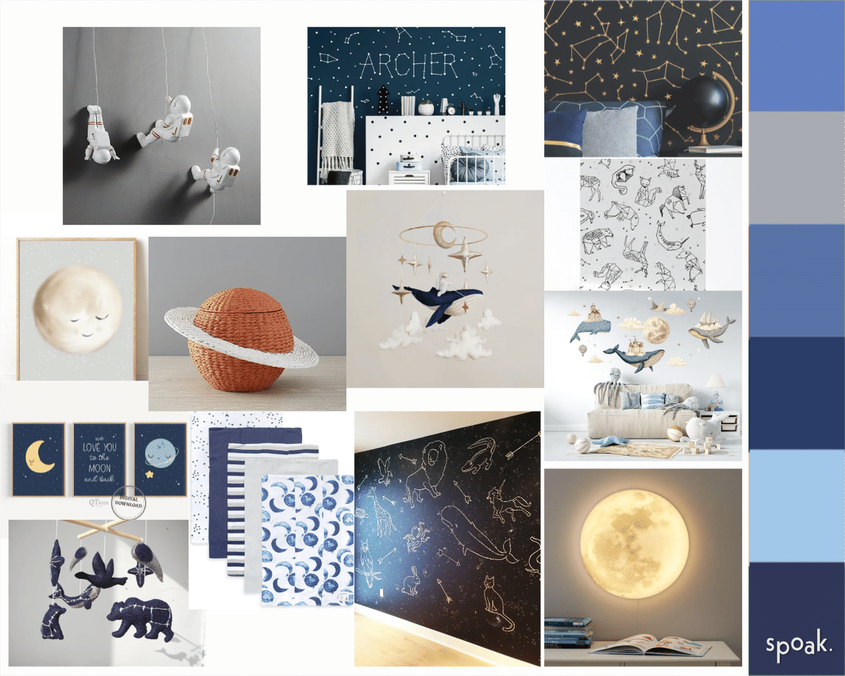 Nursery Inspiration designed by Chelsea Gearhart