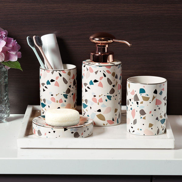 Jitendra 4 Piece Bathroom Accessory Set added by Olga Dragieva