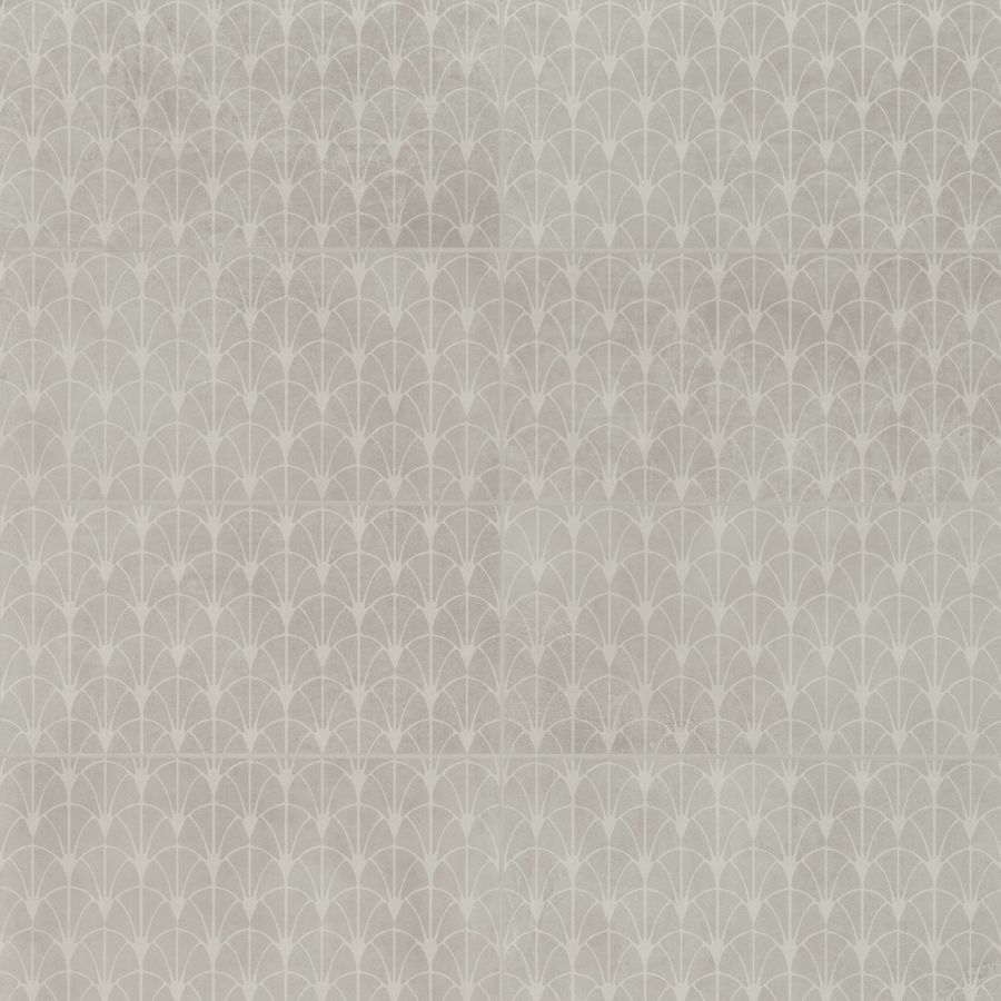 Wave 12" x 24" Honed Fan Deco Porcelain Tile in Ash added by Emily Anderson