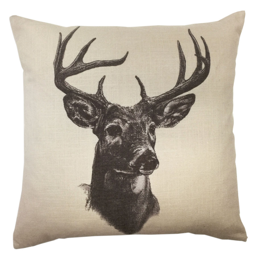 Paseo Road by HiEnd Accents Hill Country Whitetail Deer Print Throw Pillow & Reviews | Wayfair added by sallie tyler