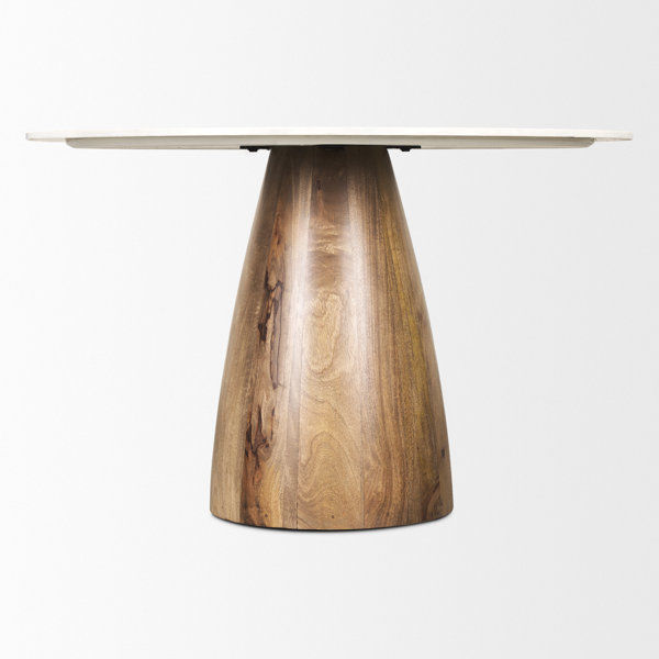 Wisser Genuine Marble Pedestal Dining Table added by Erika Simmons