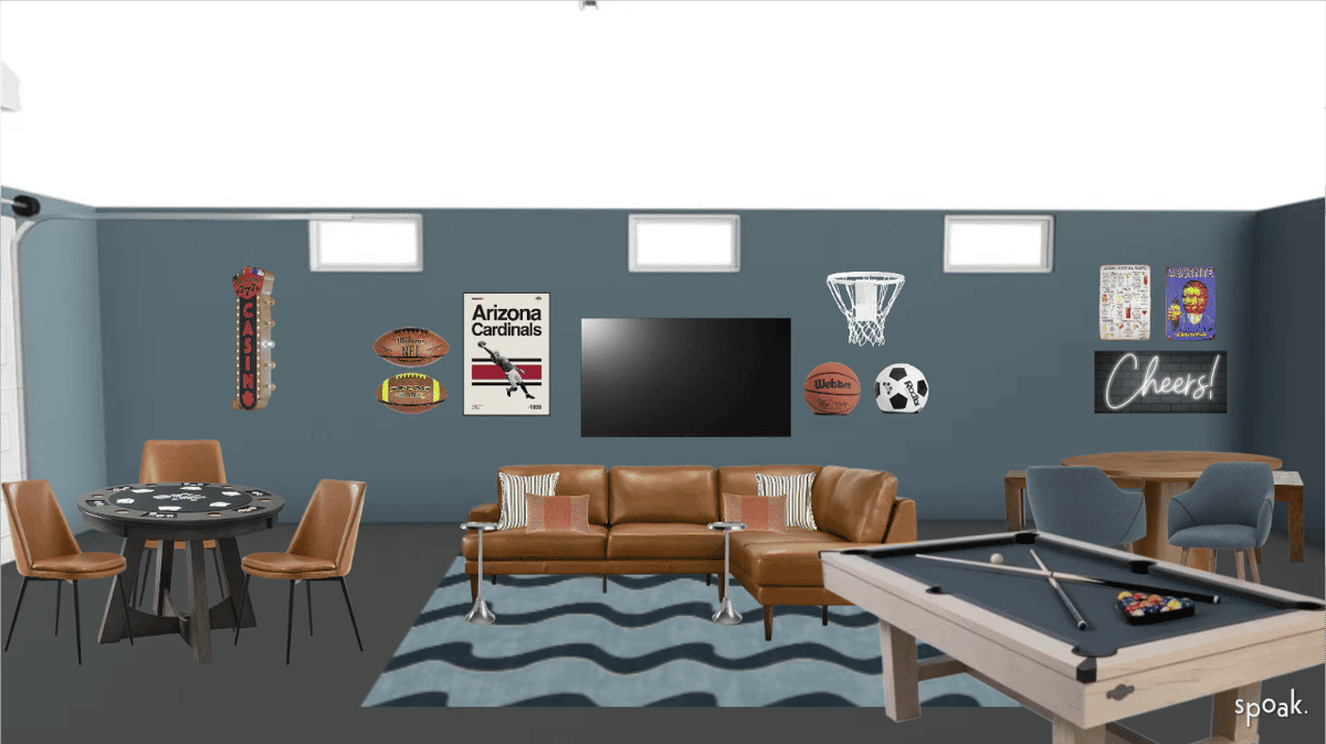 Game Room Ideas designed by Jessica Marchant